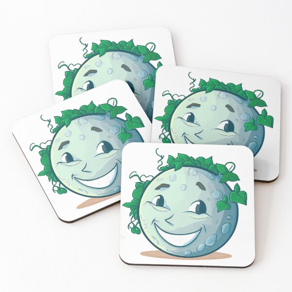 Item preview, smiling moon with plants designed and sold by miguel-ozz.