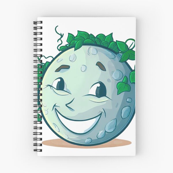 Item preview, smiling moon with plants designed and sold by miguel-ozz.