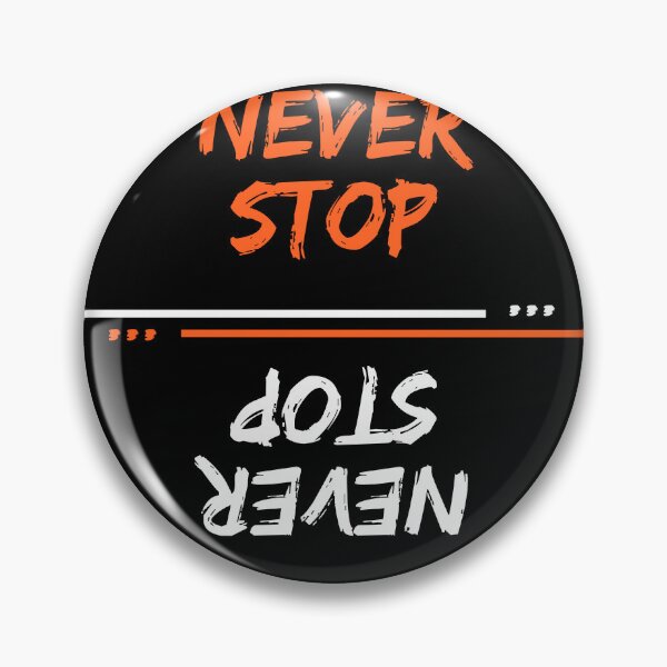 Item preview, Never Stop Orange and White designed and sold by kn-clothing.