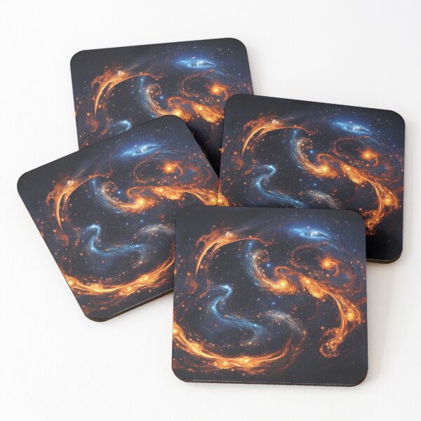 Item preview, Swirls and Smoke Clouds in Cosmic Fire designed and sold by mdhanim.