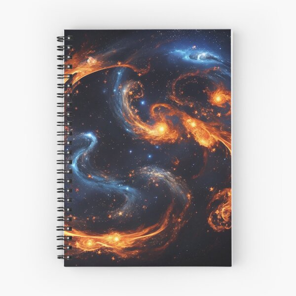 Item preview, Swirls and Smoke Clouds in Cosmic Fire designed and sold by mdhanim.