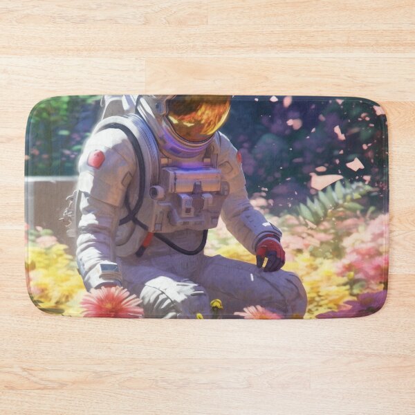 Item preview, Celestial Reverie: An Astronaut's Blooming Odyssey designed and sold by oanaunciuleanu.