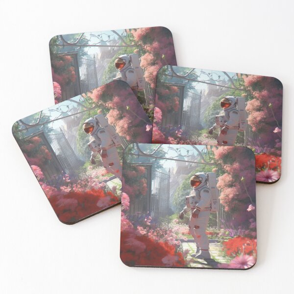Item preview, Celestial Reverie: An Astronaut's Blooming Odyssey designed and sold by oanaunciuleanu.