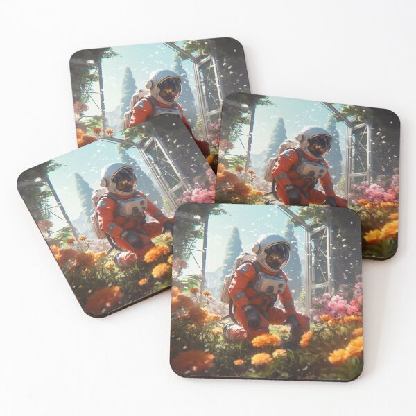 Item preview, Celestial Reverie: An Astronaut's Blooming Odyssey designed and sold by oanaunciuleanu.