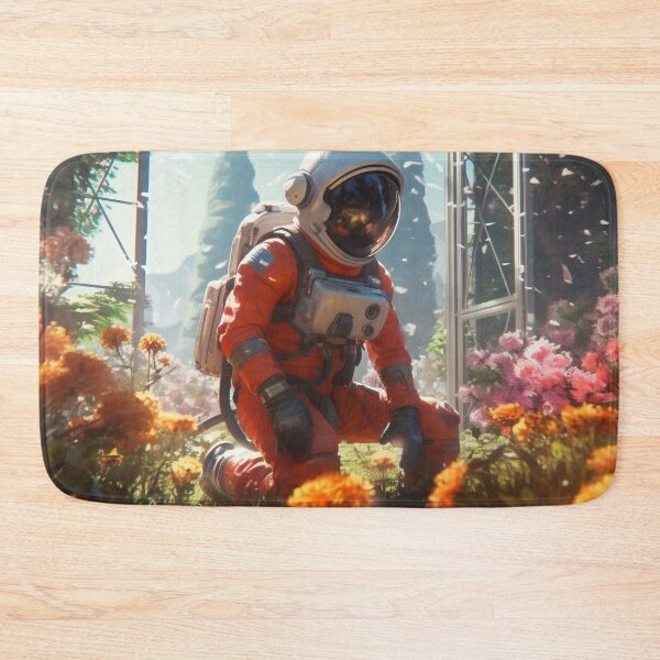 Item preview, Celestial Reverie: An Astronaut's Blooming Odyssey designed and sold by oanaunciuleanu.