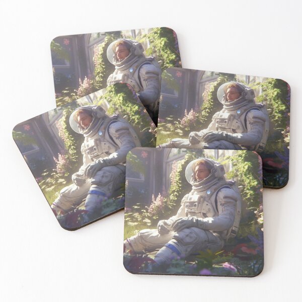 Item preview, Celestial Reverie: An Astronaut's Blooming Odyssey designed and sold by oanaunciuleanu.