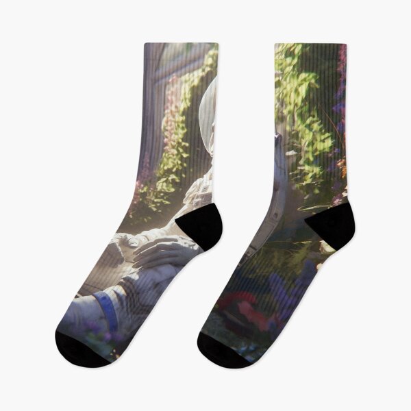 Item preview, Celestial Reverie: An Astronaut's Blooming Odyssey designed and sold by oanaunciuleanu.
