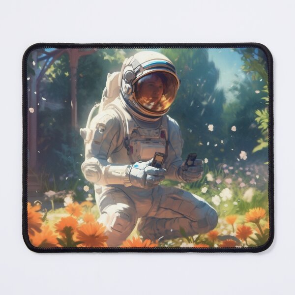Item preview, Celestial Reverie: An Astronaut's Blooming Odyssey designed and sold by oanaunciuleanu.