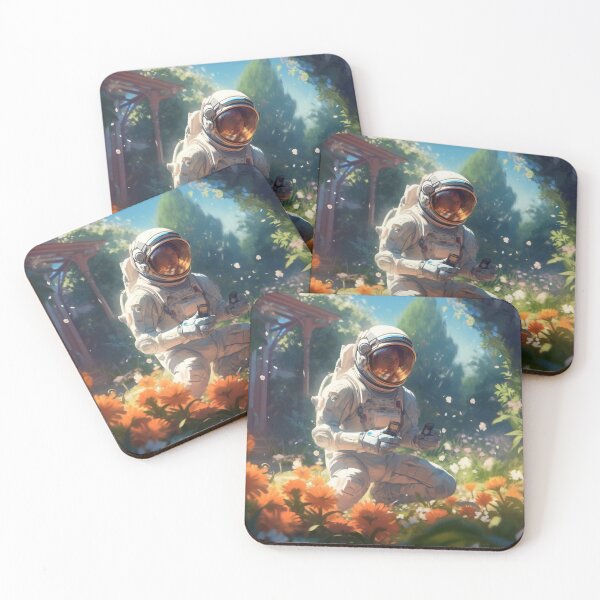Item preview, Celestial Reverie: An Astronaut's Blooming Odyssey designed and sold by oanaunciuleanu.