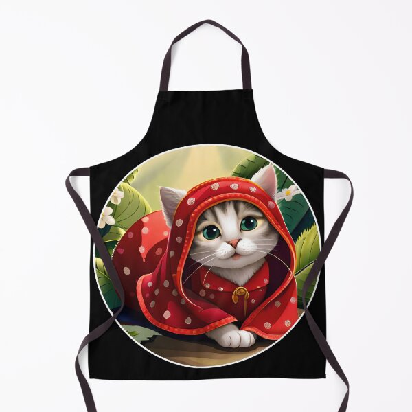 Item preview, Cute Cat Dressed As A Strawberry designed and sold by OliversCat.