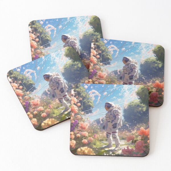 Item preview, Celestial Reverie: An Astronaut's Blooming Odyssey designed and sold by oanaunciuleanu.