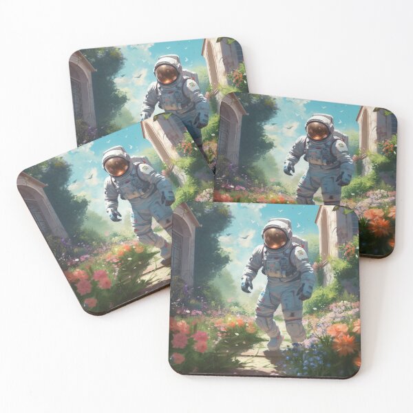 Item preview, Celestial Reverie: An Astronaut's Blooming Odyssey designed and sold by oanaunciuleanu.