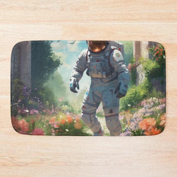 Item preview, Celestial Reverie: An Astronaut's Blooming Odyssey designed and sold by oanaunciuleanu.