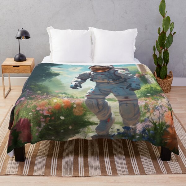 Item preview, Celestial Reverie: An Astronaut's Blooming Odyssey designed and sold by oanaunciuleanu.