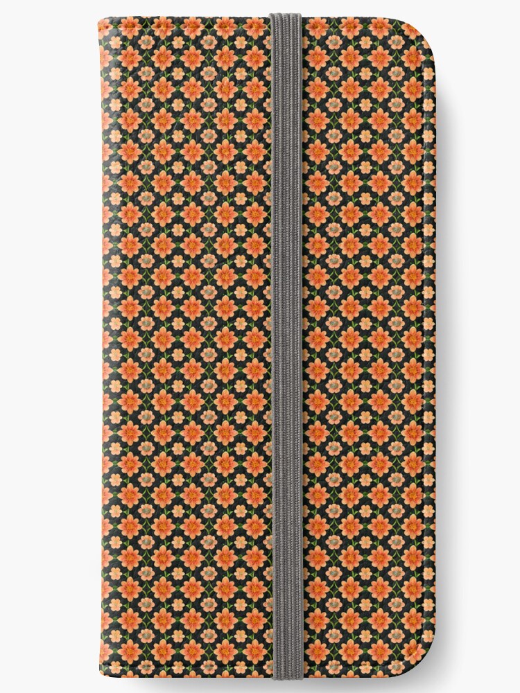 iPhone Wallet, Flower Pattern "Nichole" designed and sold by Patterns For Products