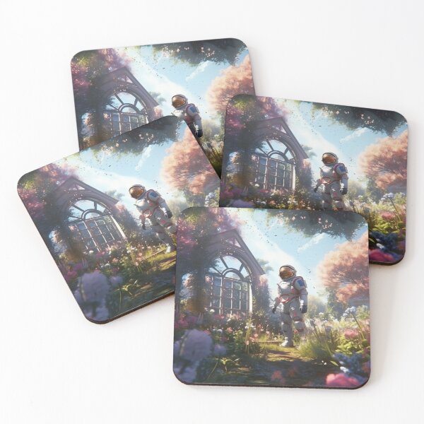 Item preview, Celestial Reverie: An Astronaut's Blooming Odyssey designed and sold by oanaunciuleanu.