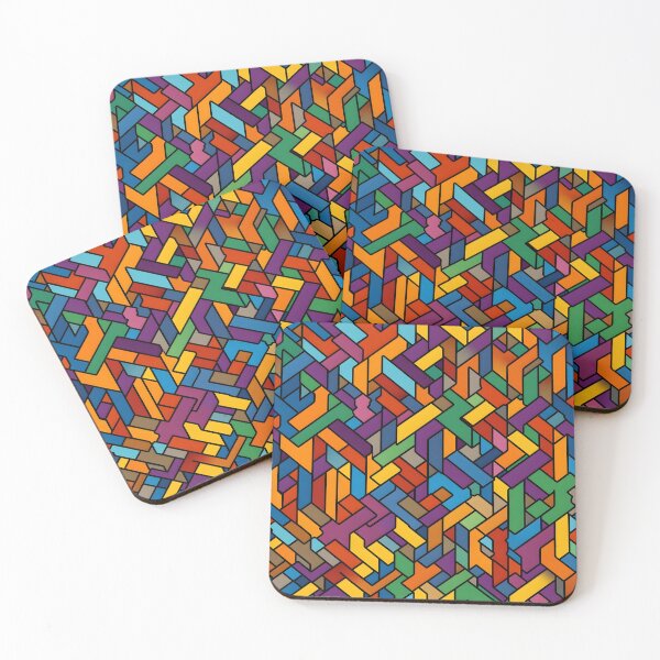Item preview, Abstract Colored Tiles - Seamless designed and sold by GalacticLabs.