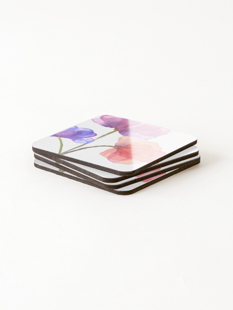 Thumbnail 4 of 5, Coasters (Set of 4), Spring blossom designed and sold by Rene-Martin.