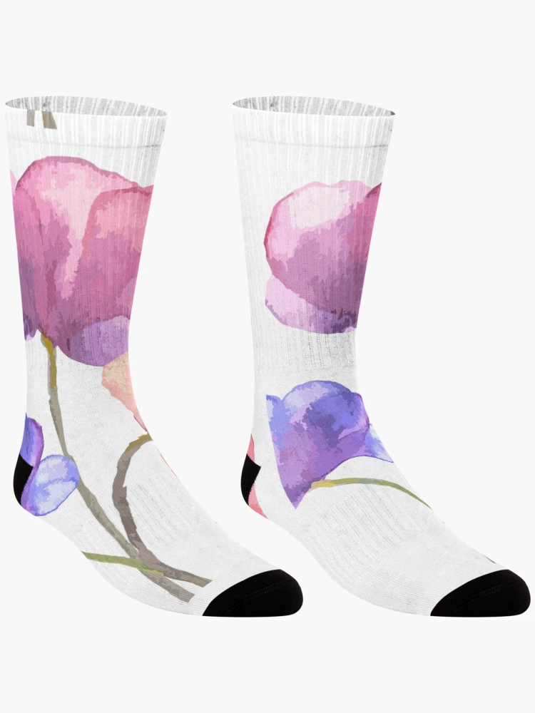 Thumbnail 3 of 5, Socks, Spring blossom designed and sold by Rene-Martin.