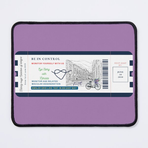 Item preview, Amsler grid like design for macular degeneration self-assessment designed and sold by Narcisa22.