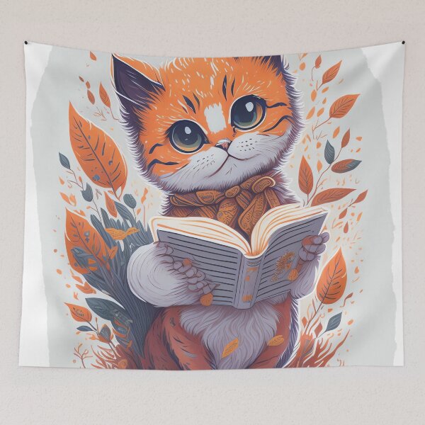 Item preview, Cute cat: Fluffy and Fabulous designed and sold by Paolospresent.