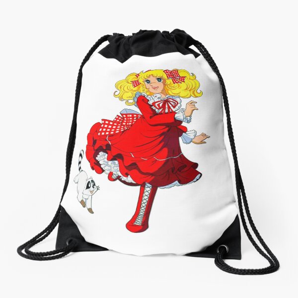 CANDY WHITE AND KLIN Drawstring Bag