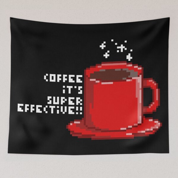 Item preview, coffee it's super effective !! designed and sold by Si Pakne.
