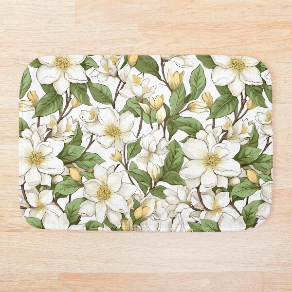 Item preview, Jasmine Flower Field Pattern designed and sold by victorsuarez.