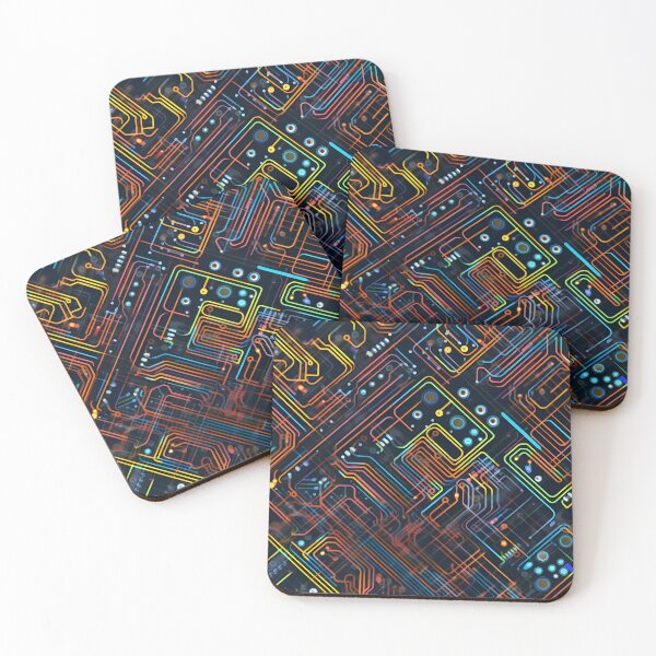 Item preview, Rainbow Electronic Circuit Board – Seamless designed and sold by GalacticLabs.
