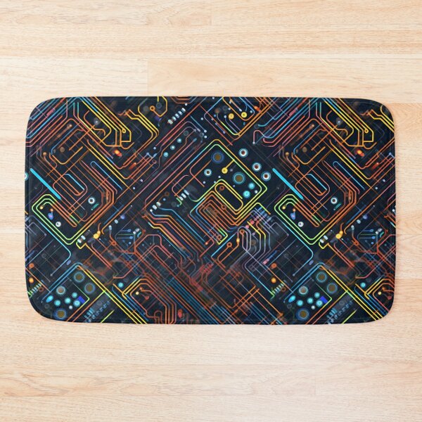 Item preview, Rainbow Electronic Circuit Board – Seamless designed and sold by GalacticLabs.