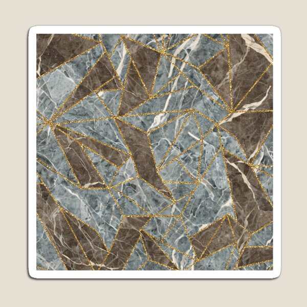 Item preview, Modern Marble Blend with Golden Accents designed and sold by ErSilme.