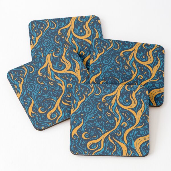 Artikelvorschau, Aqua Dreams: Vibrant and Colorful Seamless Patterns entworfen und verkauft von RedArtG09.