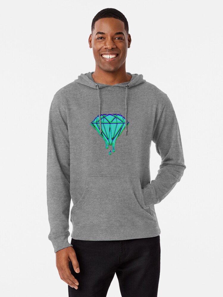 Grey store diamond hoodie