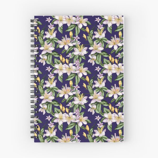 Item preview, Purple floral pattern  designed and sold by florallover444.