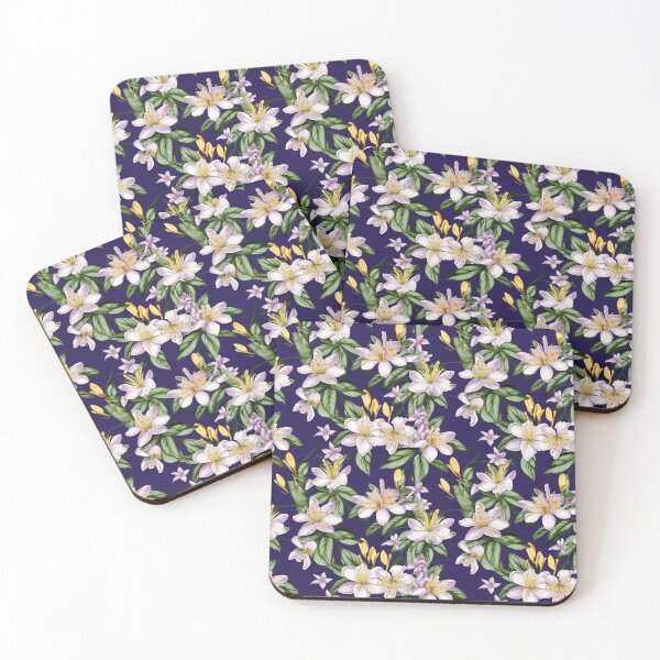 Aperçu de l'œuvre Purple floral pattern  créée et vendue par florallover444.