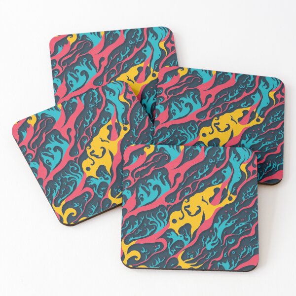 Item preview, Tropical Oasis: Vibrant Water Patterns for a Lively Design designed and sold by RedArtG09.