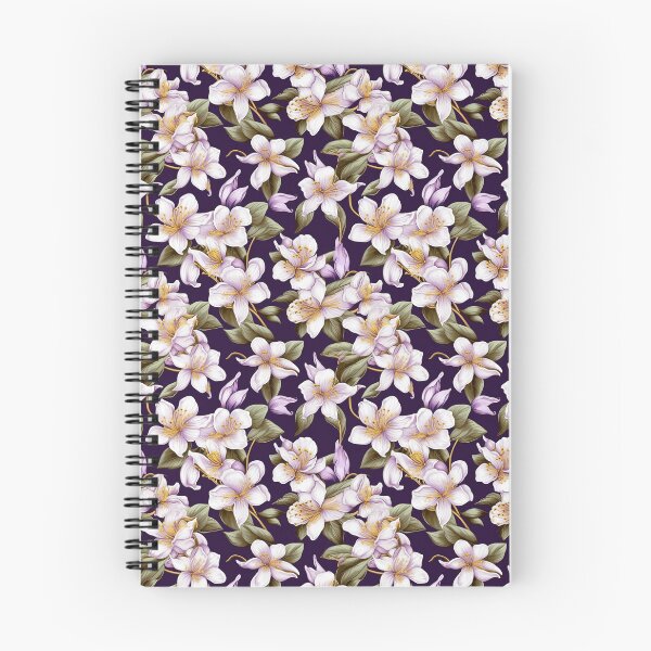 Item preview, Purple floral pattern  designed and sold by florallover444.
