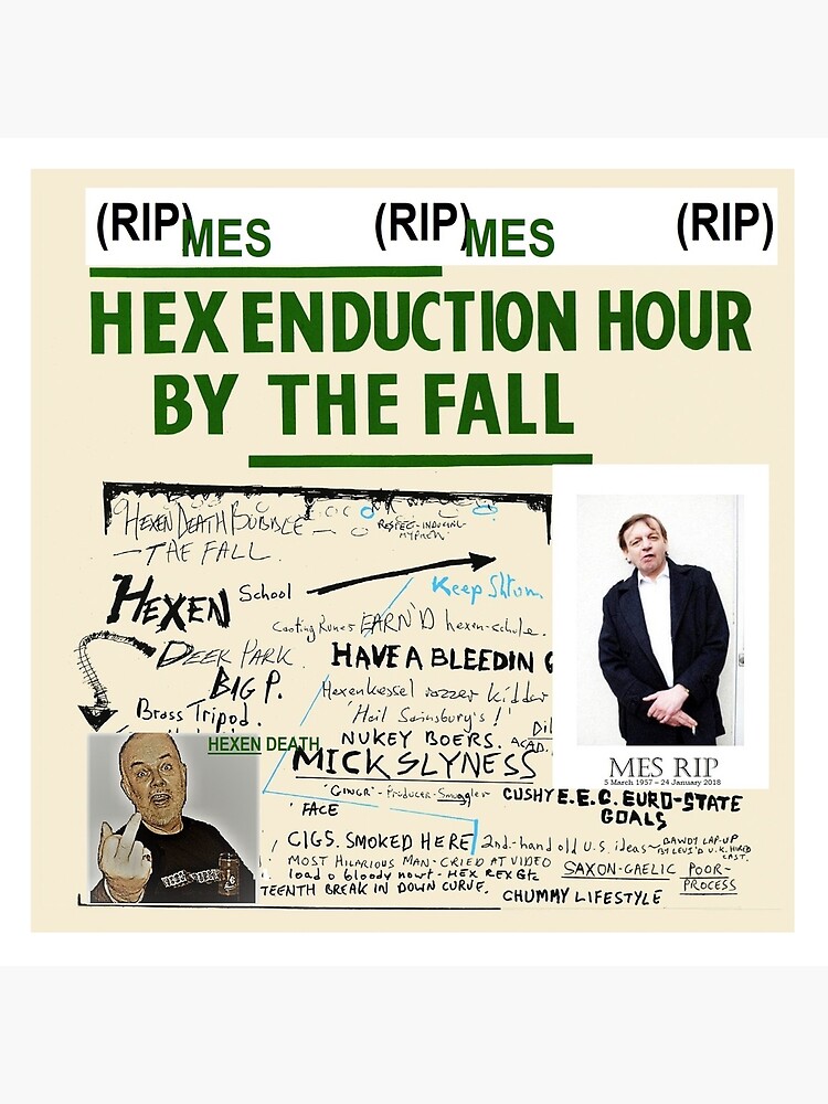 Mark E Smith Rip Art Board Print By Magicbox Redbubble