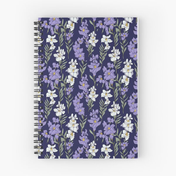 Item preview, Purple floral pattern  designed and sold by florallover444.