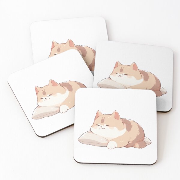 Item preview, Kawaii pillow cat designed and sold by TheBakaAnime.