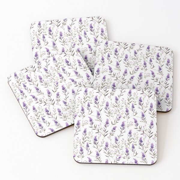 Aperçu de l'œuvre Purple floral pattern  créée et vendue par florallover444.