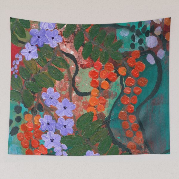 Item preview, Lush floral Tropics designed and sold by Janine-Brewster.