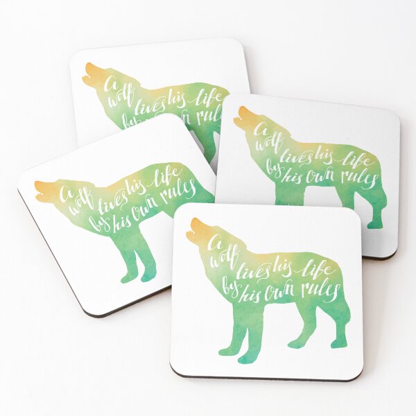 Item preview, Wolf Life Quote designed and sold by chillaxcats.