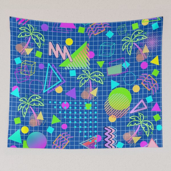 Item preview, Chaotic Memphis Style designed and sold by TotallyRetroArt.