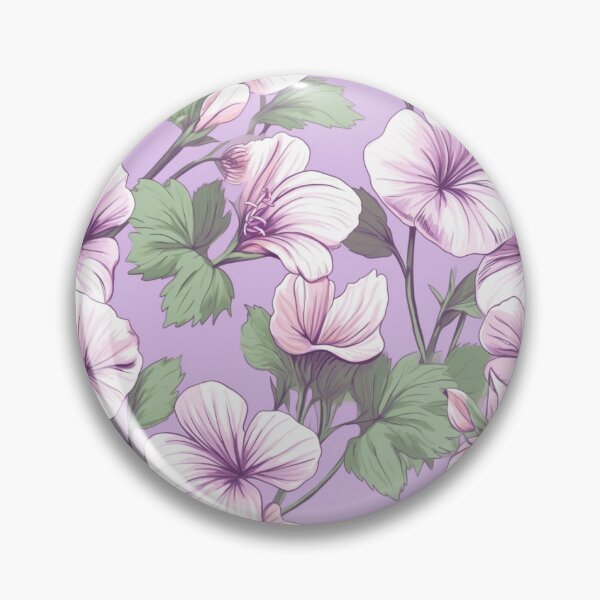 Item preview, Purple floral pattern  designed and sold by florallover444.