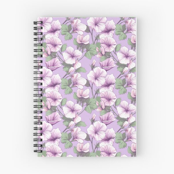 Item preview, Purple floral pattern  designed and sold by florallover444.