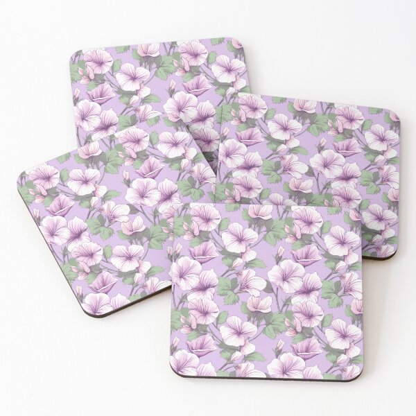 Item preview, Purple floral pattern  designed and sold by florallover444.