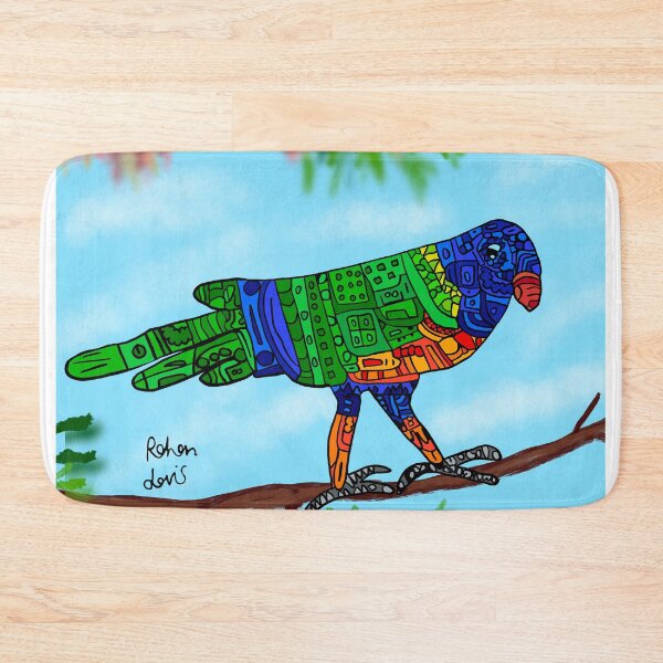 Item preview, Robot Rainbow Lorikeet designed and sold by Rohans-Drawings.