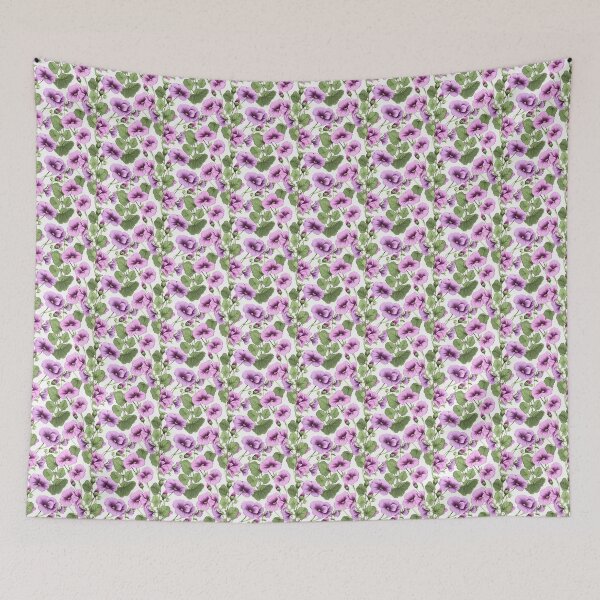 Item preview, Purple floral pattern  designed and sold by florallover444.