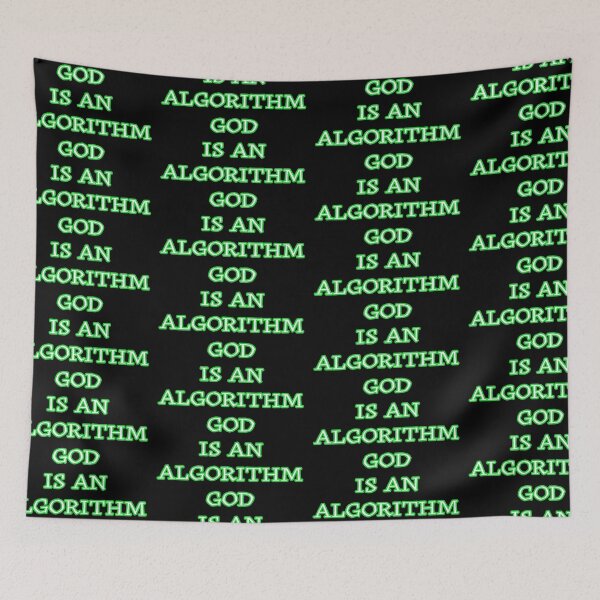 Item preview, God is an Algorithm designed and sold by wickedcartoons.